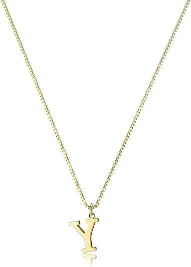 A–Z Initial Necklace | 18K Gold Plated