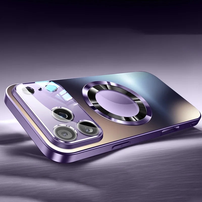 New Luxury MagSafe Glass Camera Case