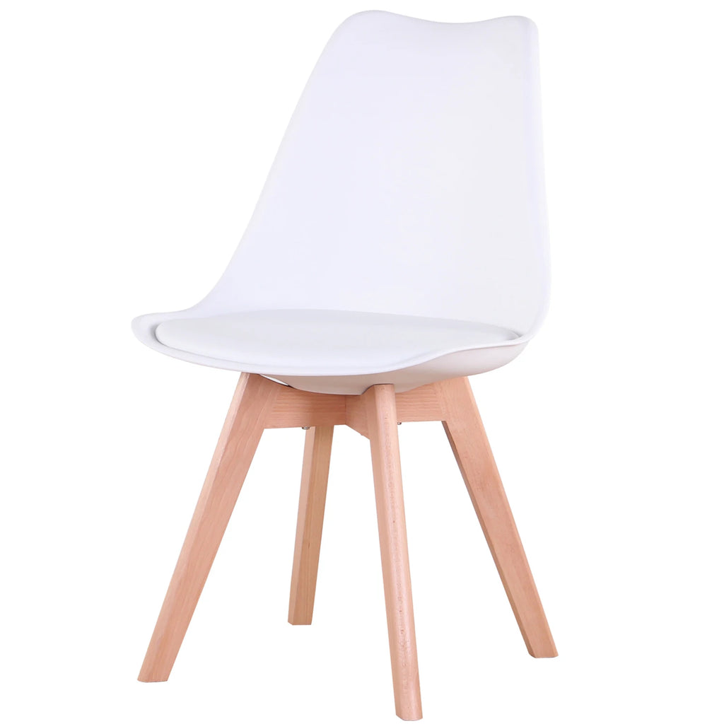 EGOONM Nordic Dining Table and Chair Set, Modern Round Dining Table for Kitchen, Dining Room, Home Office & Coffee Corner