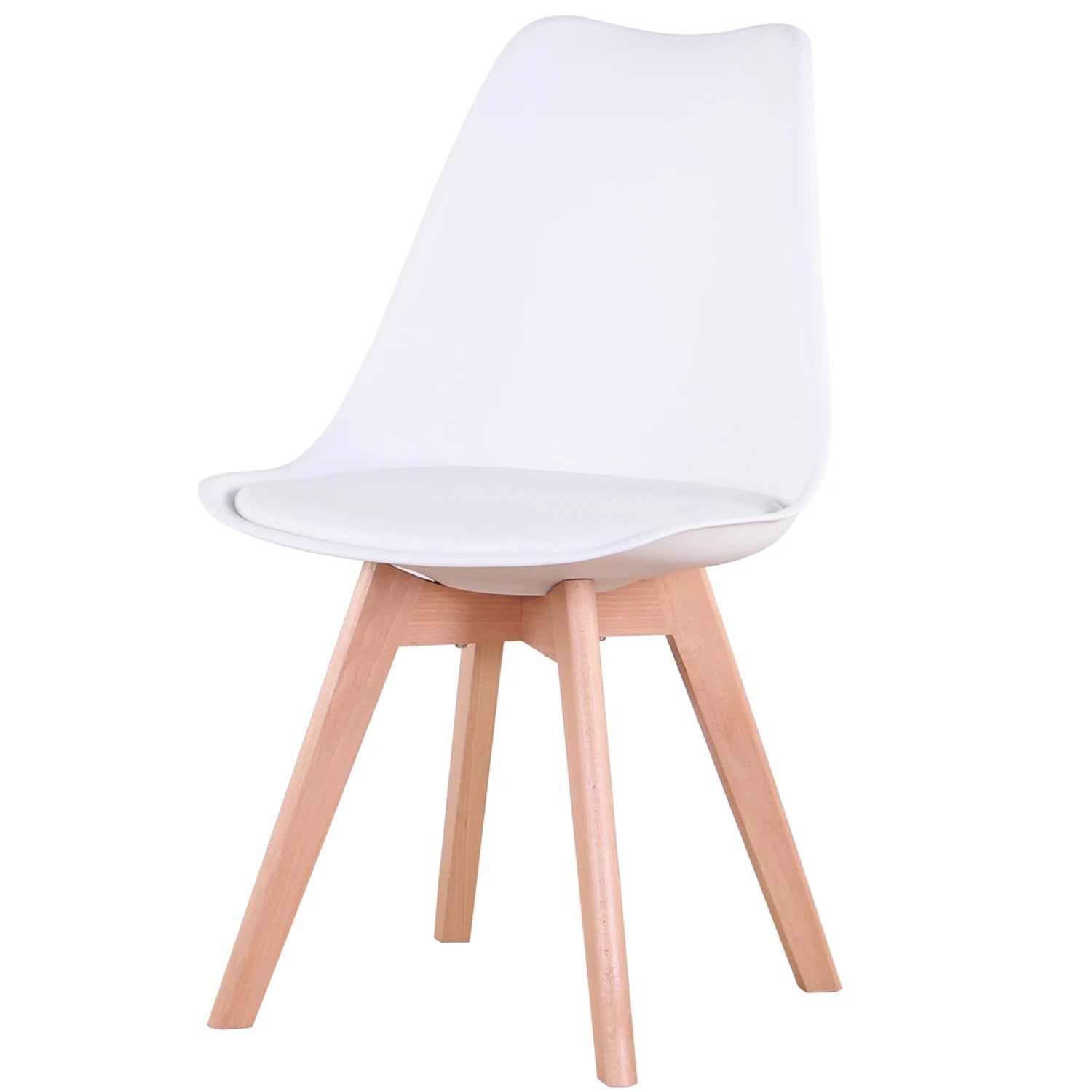 EGOONM Nordic Dining Table and Chair Set, Modern Round Dining Table for Kitchen, Dining Room, Home Office & Coffee Corner