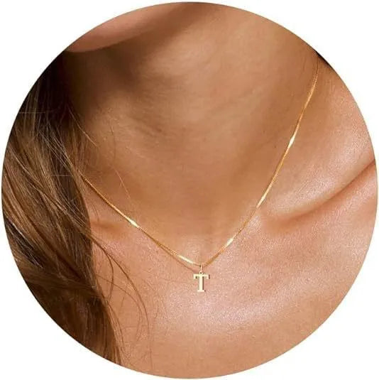 A–Z Initial Necklace | 18K Gold Plated