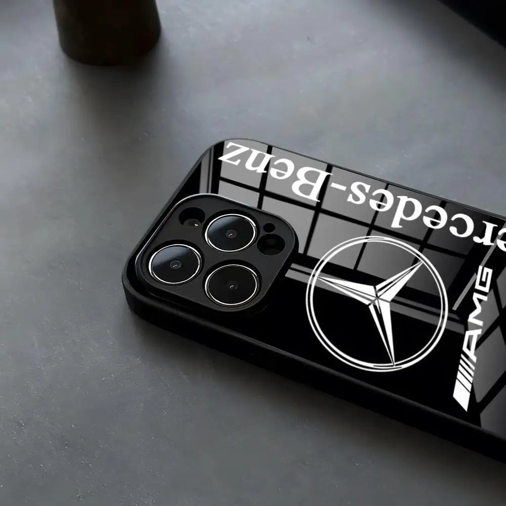 Inspired by premium automotive elegance, this sophisticated phone case brings a luxurious modern touch to your iPhone.