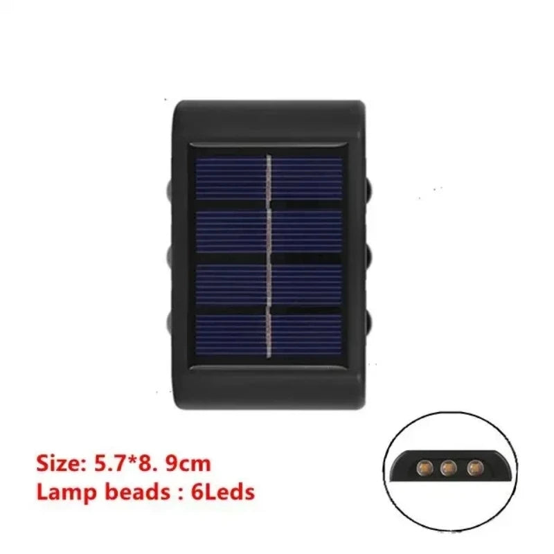 Luxury Solar LED Outdoor Wall Light