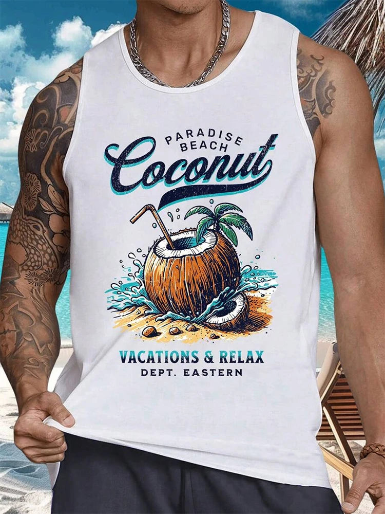 New Summer Casual Men’s Sleeveless T-Shirt