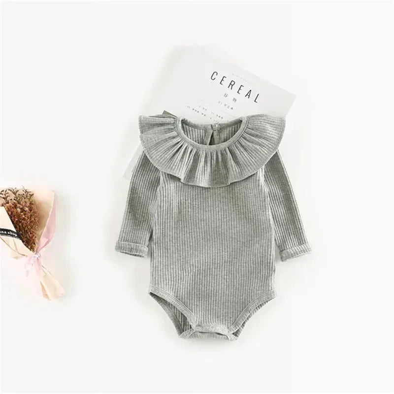 Adorable Infant Baby Girl Bodysuit – Soft One-Piece Outfit for Spring & Autumn