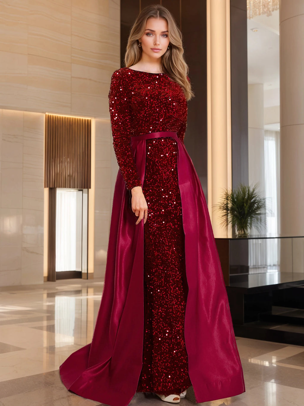 Make a breathtaking entrance in the elegant evening gowns from Romagic. Designed for modern sophistication