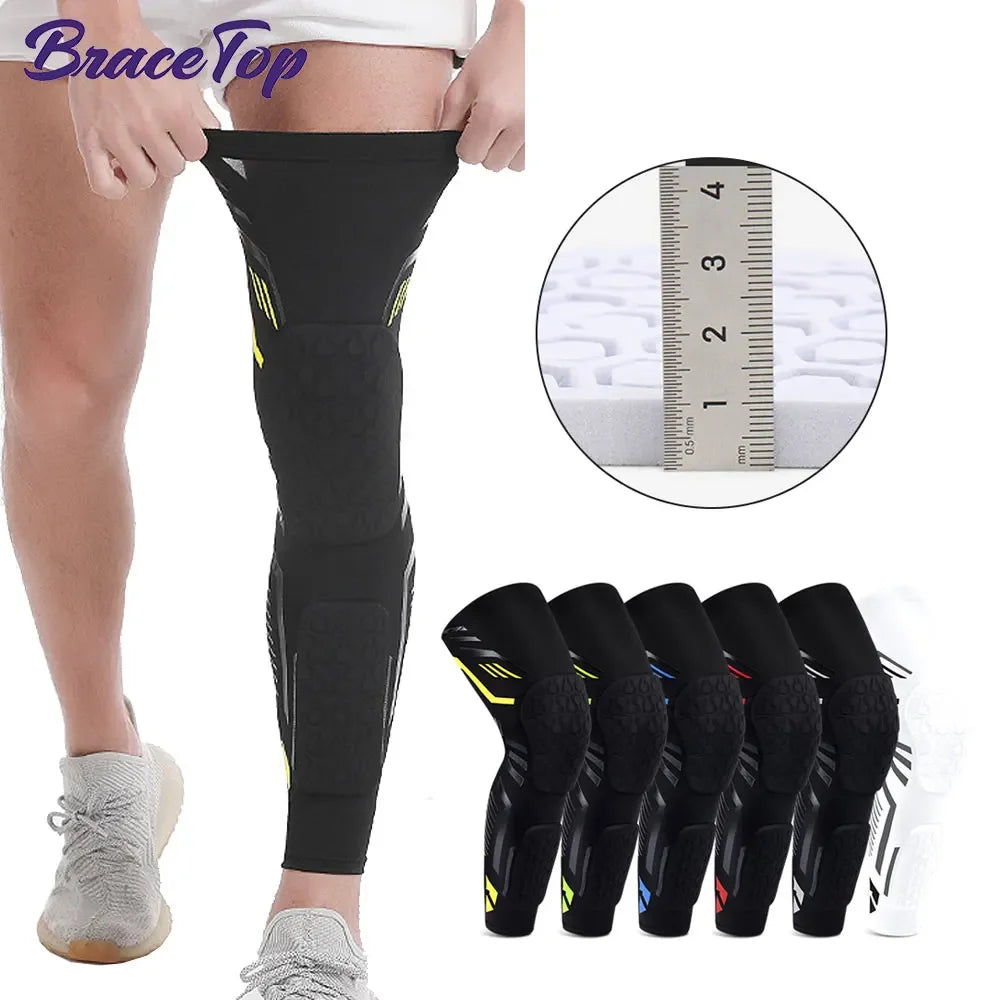 Professional compression support for knees and calves