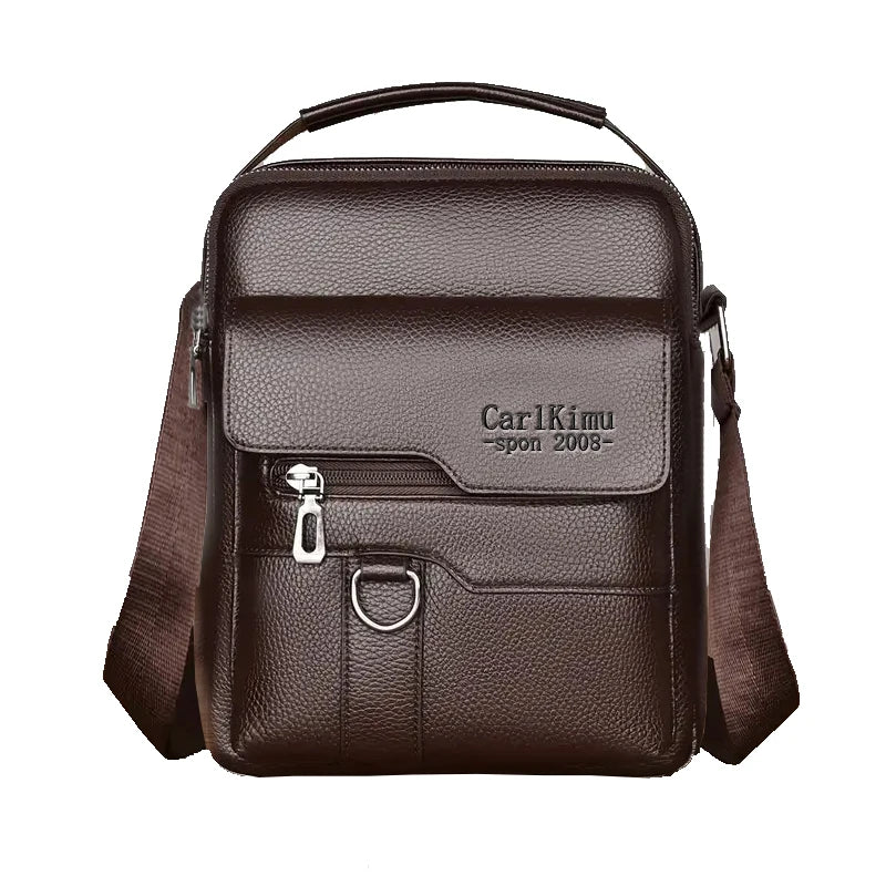 Elegant PU Leather Crossbody Business Bag
