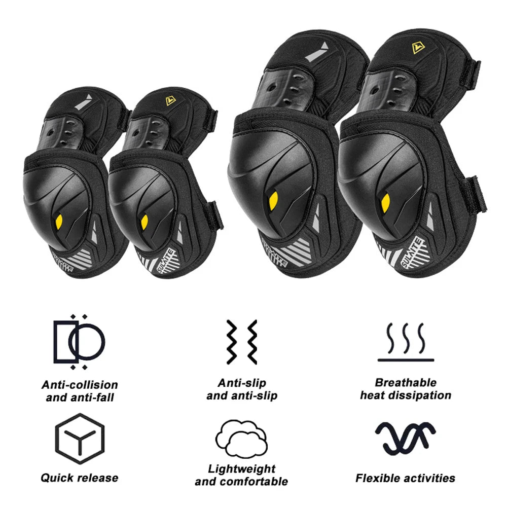1 Pair Motocross Protective Gear with PP Shell & EVA Padding