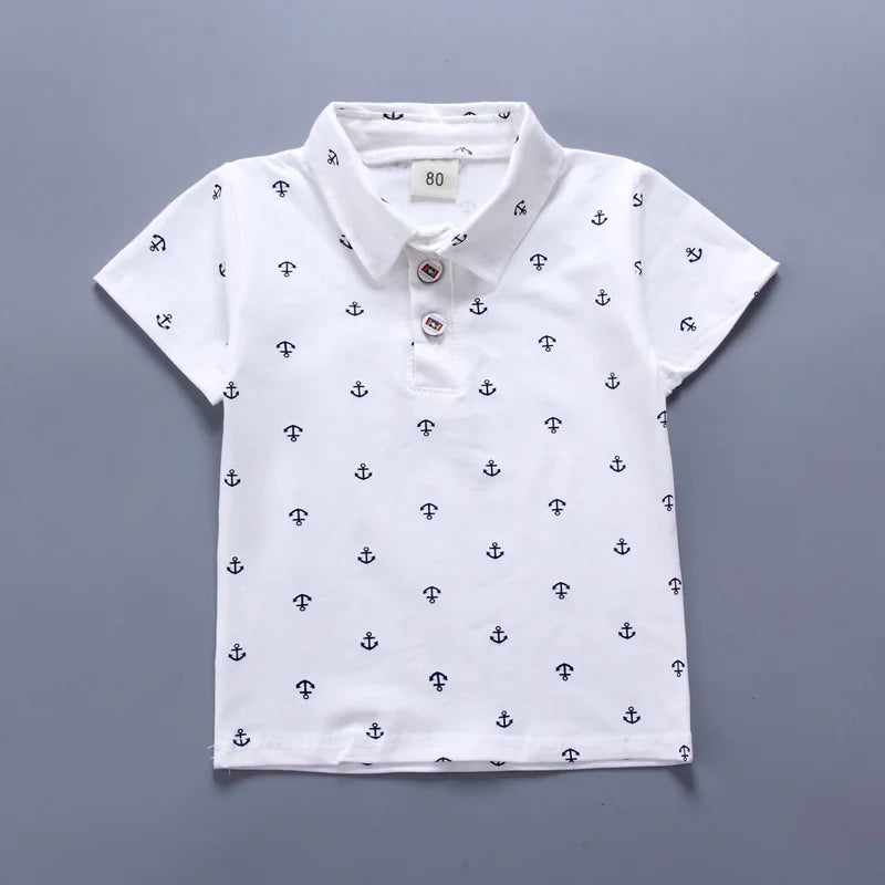 Summer Boys 2PCS Outfit – T-Shirt & Shorts Sports Set for Toddlers