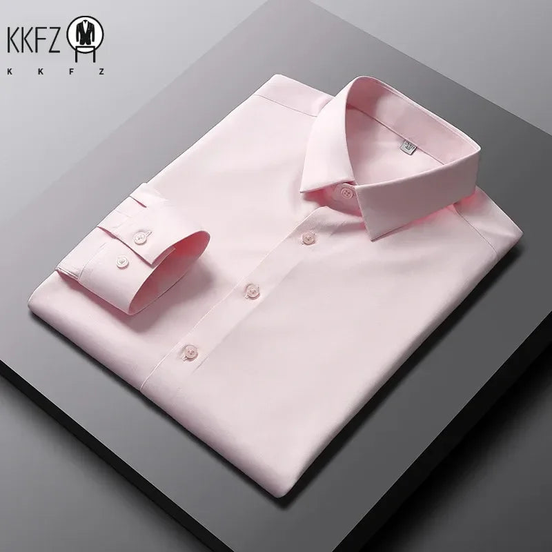 Men’s Casual Fashion Long Sleeve Shirt – Business Elegance Redefined