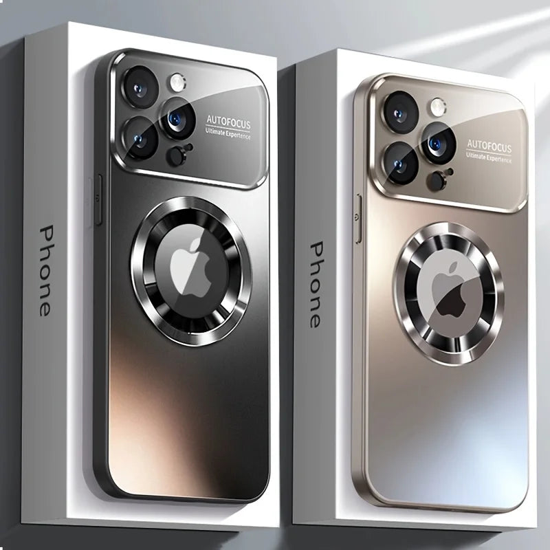 New Luxury MagSafe Glass Camera Case