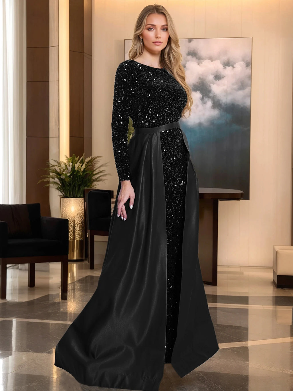 Make a breathtaking entrance in the elegant evening gowns from Romagic. Designed for modern sophistication