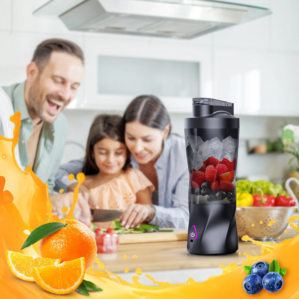 Portable Premium Juicer Blender – 700ML USB Rechargeable Smoothie Cup, Elegant Modern Design, Perfect for Fresh Juice, Shakes & Smoothies Anytime, Anywhere.