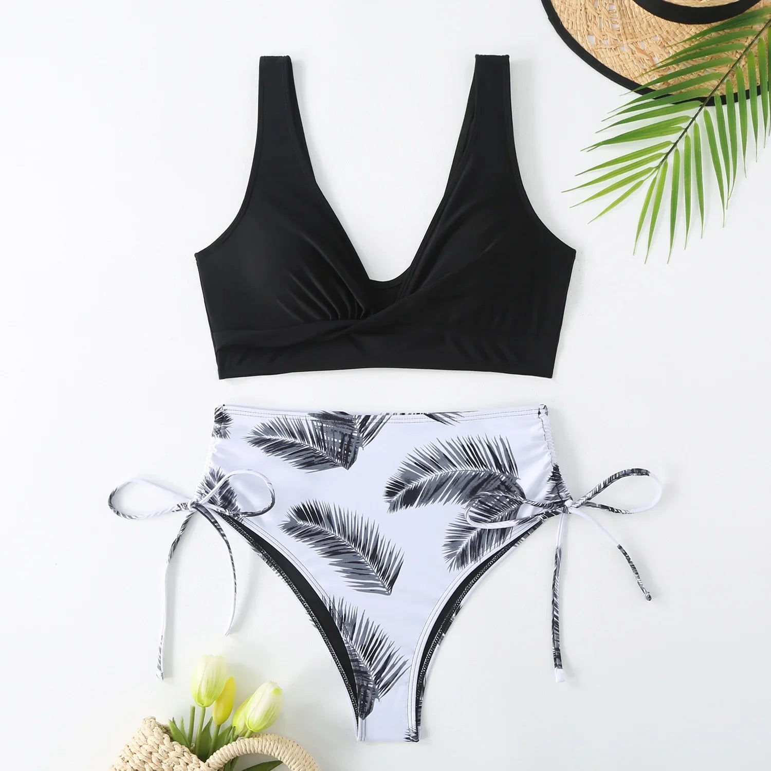 Women’s Sexy 2026 Bikini Set – High-Waisted Korean Swimwear