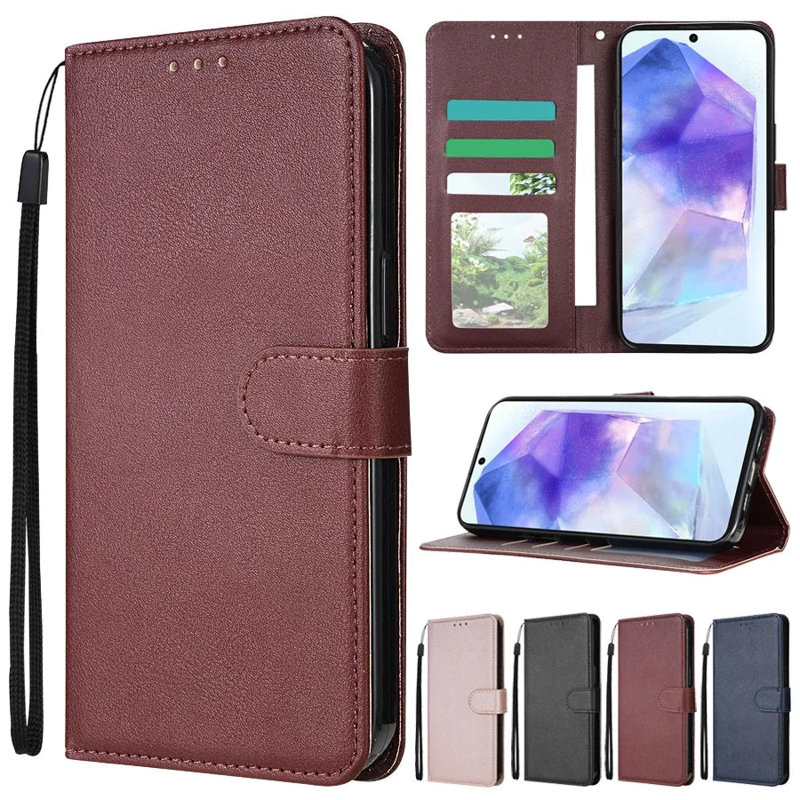 Premium Wallet Flip Leather Case for Samsung Galaxy A Series