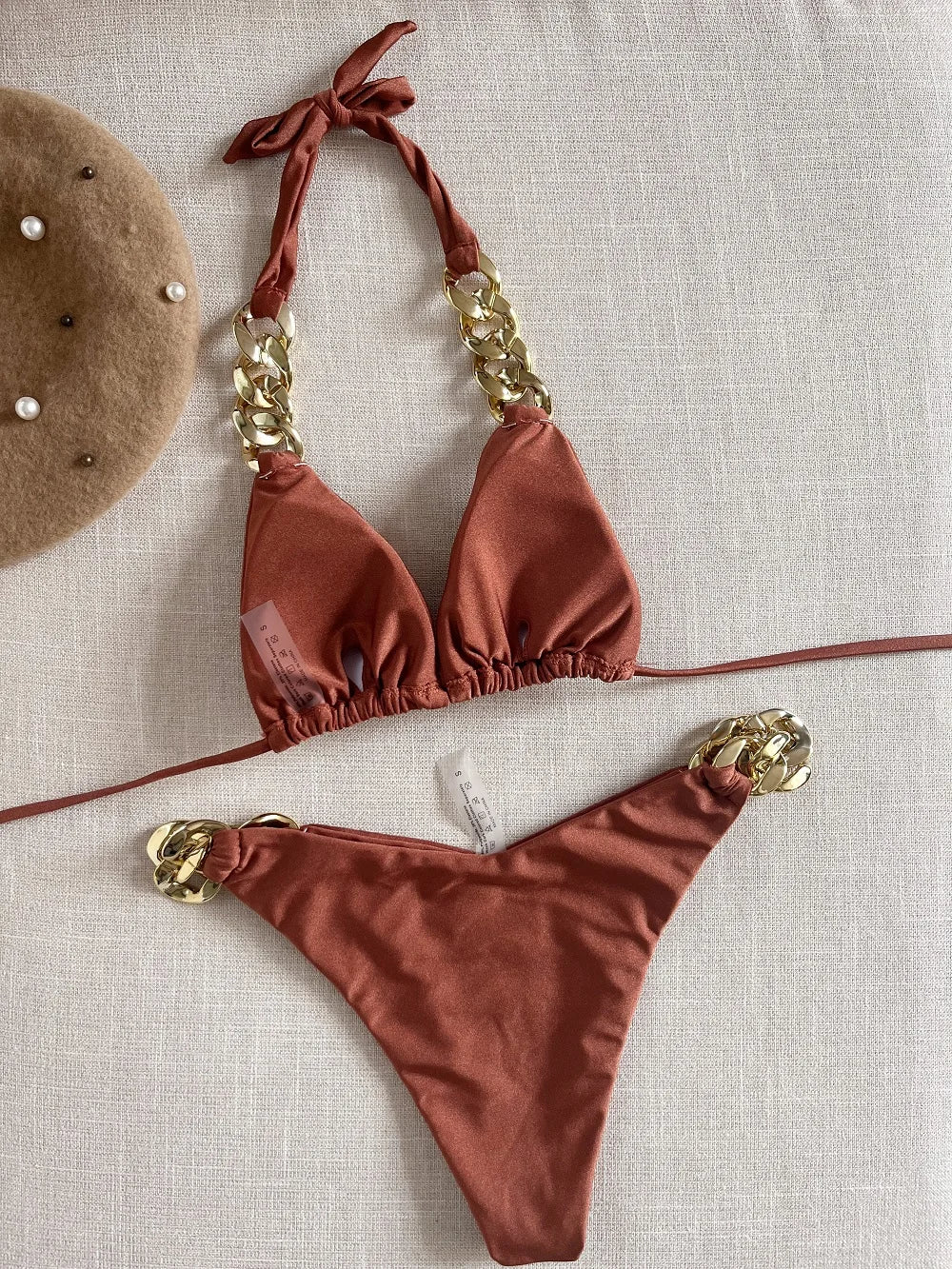 Women’s Sexy Triangle Bikini Set – Brazilian Push-Up Swimwear
