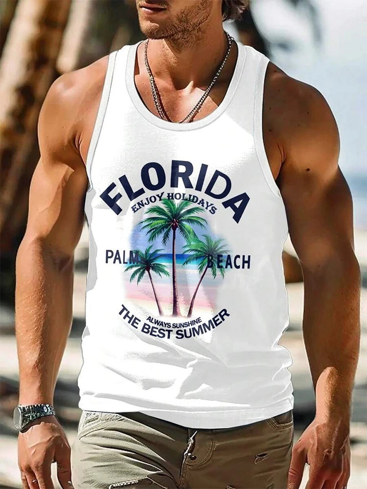 New Summer Casual Men’s Sleeveless T-Shirt