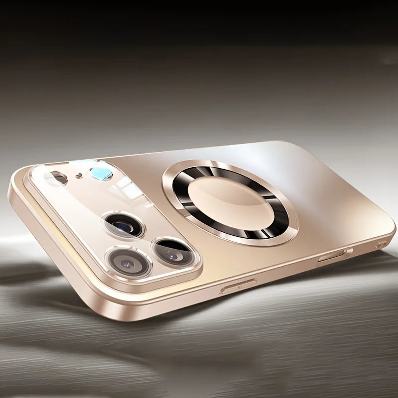 New Luxury MagSafe Glass Camera Case