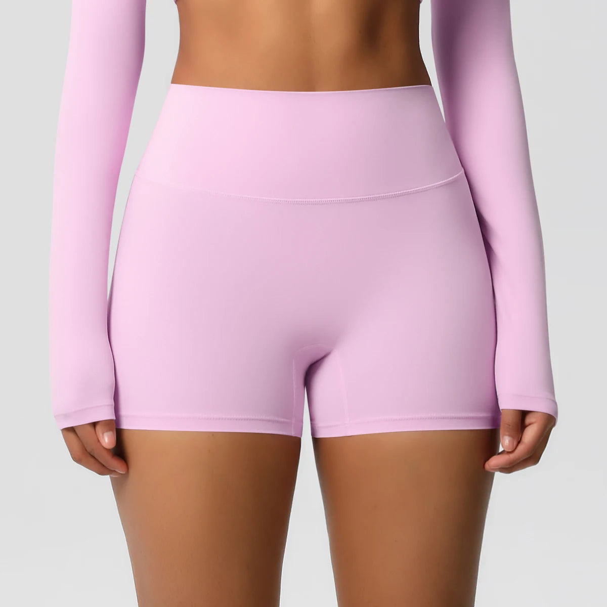 Women’s High-Waist Yoga Shorts – Sculpting Elegance with Second-Skin Comfort