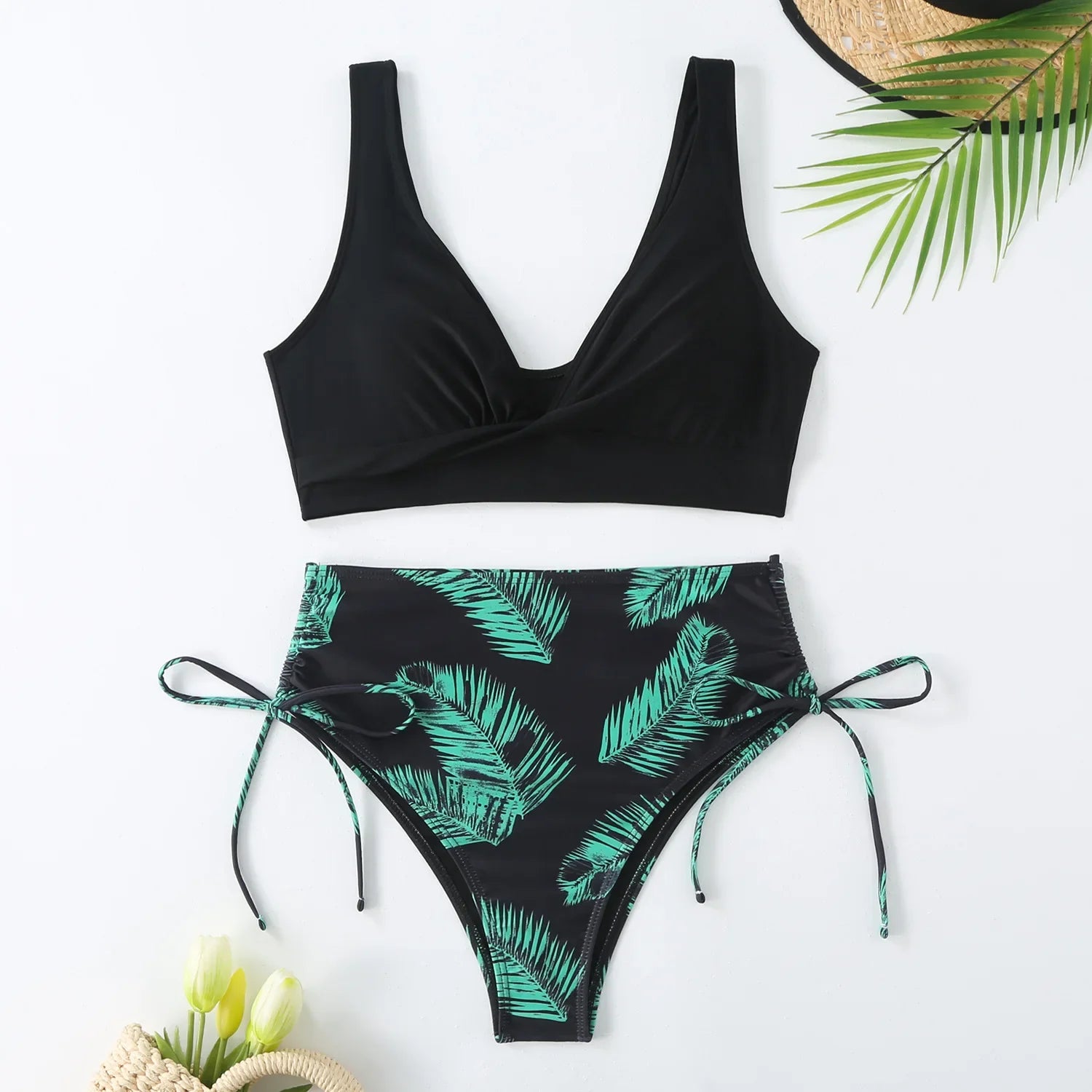 Women’s Sexy 2026 Bikini Set – High-Waisted Korean Swimwear