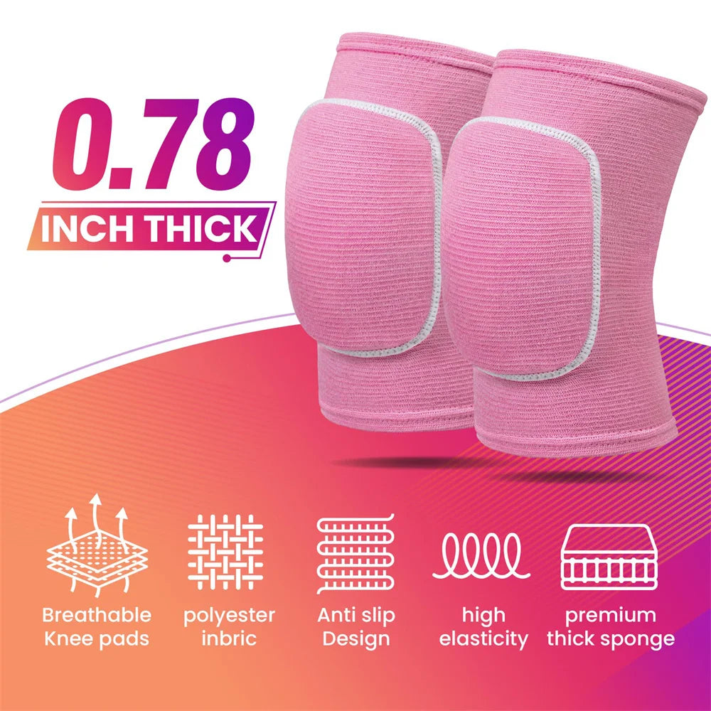 Professional Volleyball Knee Pads – Soft Breathable Protection for Sports & Dance
