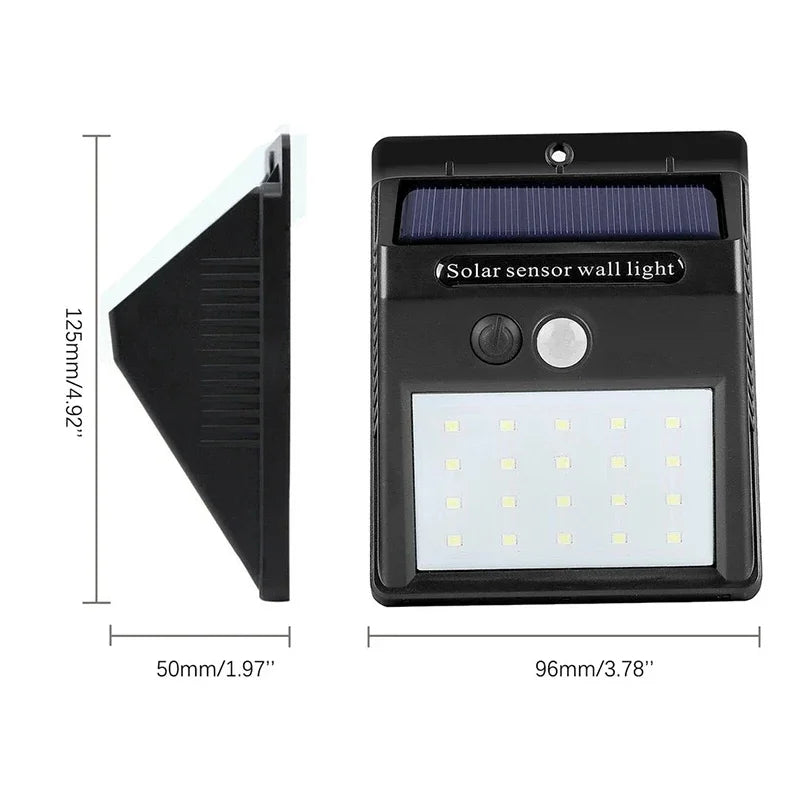 A smart solar light that brightens your space with safety and style—motion-activated, energy-saving, and waterproof, perfect for your garden or porch.