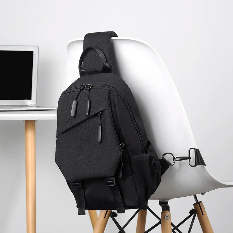 Men’s Premium Crossbody Chest Bag – Modern Style for Everyday Adventure