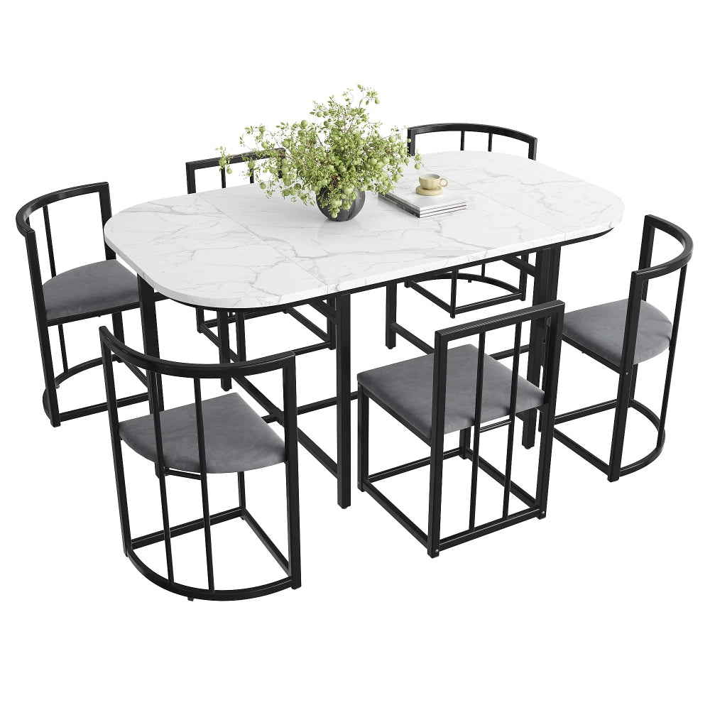 Elegant Dining Table and Chair Set for Kitchen & Dining Room
