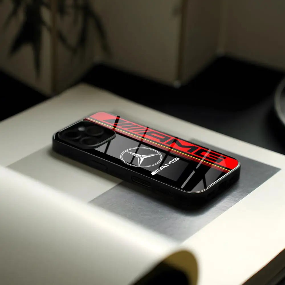 Inspired by premium automotive elegance, this sophisticated phone case brings a luxurious modern touch to your iPhone.