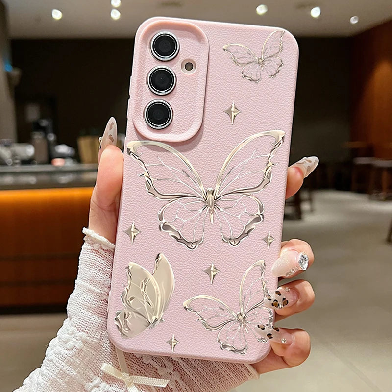 Luxury Butterfly Case for Samsung Galaxy – Elegant Protection with a Stylish Touch