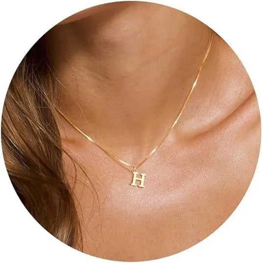 A–Z Initial Necklace | 18K Gold Plated