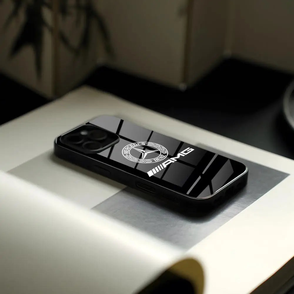 Inspired by premium automotive elegance, this sophisticated phone case brings a luxurious modern touch to your iPhone.
