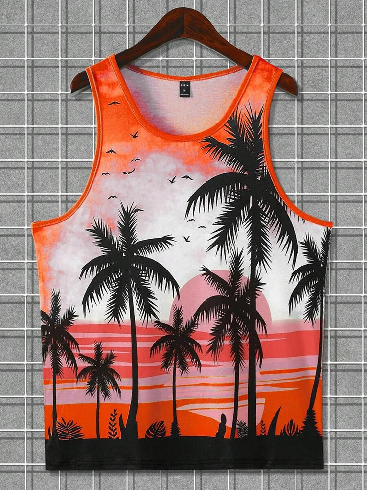 New Summer Casual Men’s Sleeveless T-Shirt