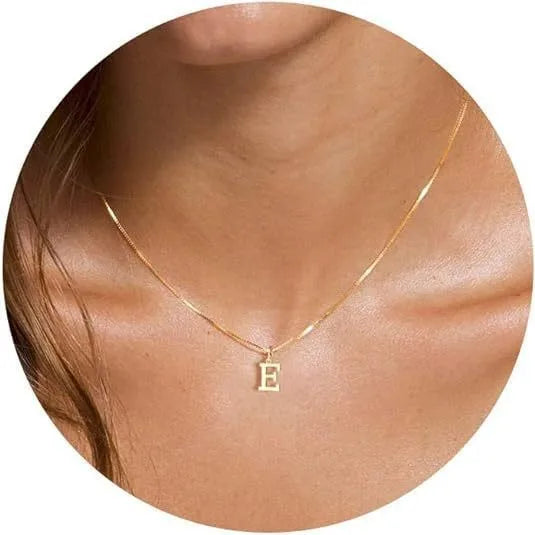 A–Z Initial Necklace | 18K Gold Plated