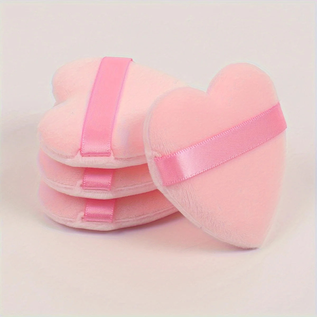4/7/12/25PCS Heart-Shaped Powder Puff Set