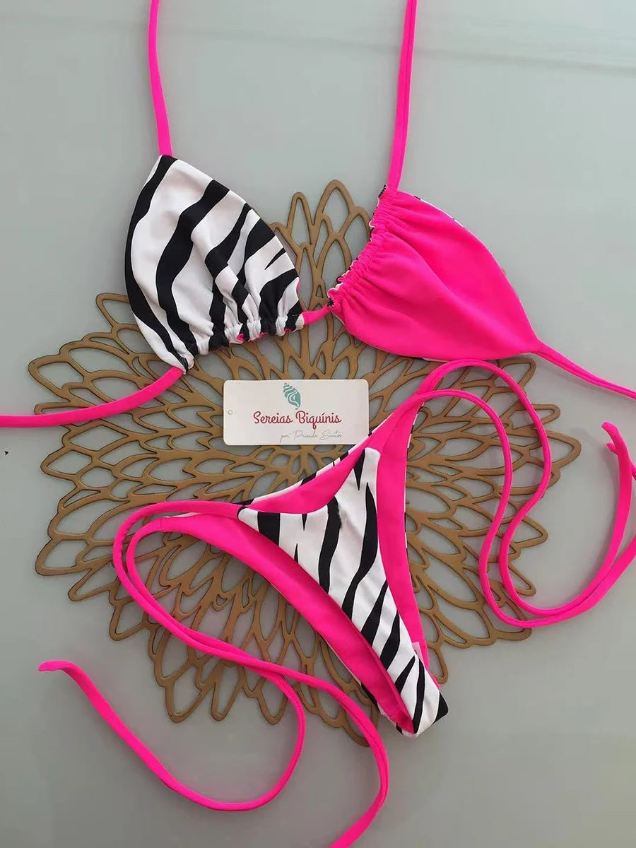 Women’s Micro Bikini Set – 2026 Push-Up Brazilian Swimwear