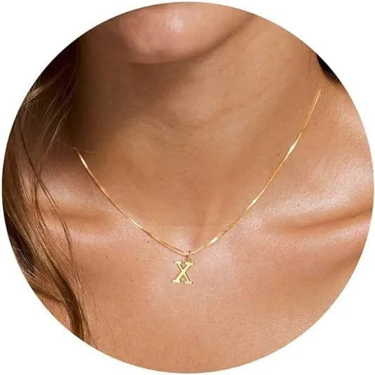 A–Z Initial Necklace | 18K Gold Plated