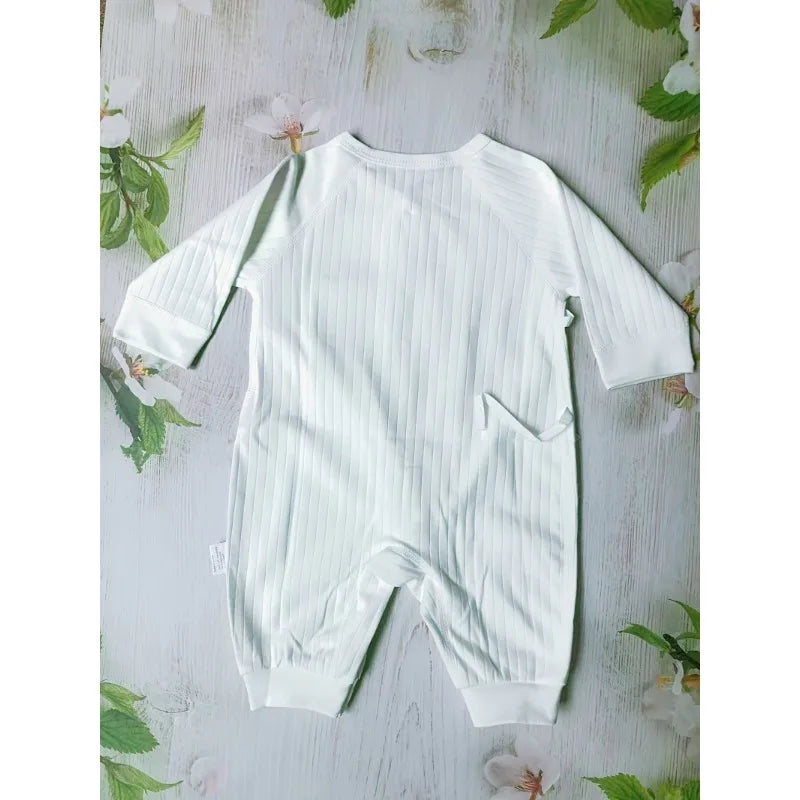 Cute Bear Baby Romper with Hat – Soft Cotton Jumpsuit for Newborns