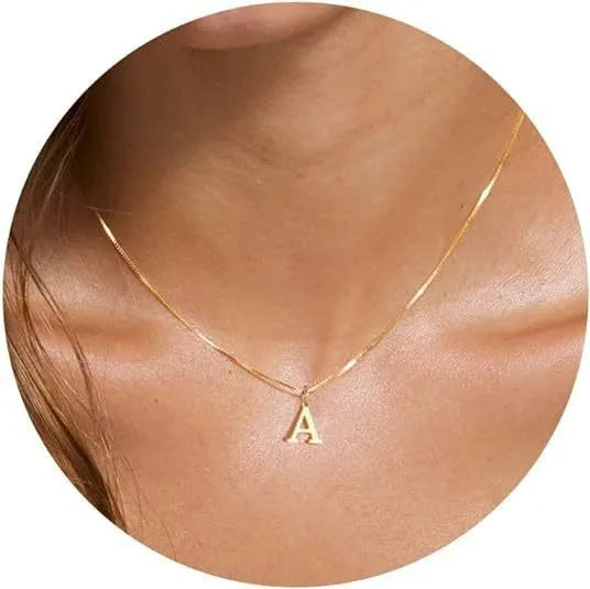 A–Z Initial Necklace | 18K Gold Plated