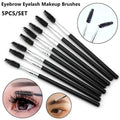 5PCS Portable Eyebrow & Eyelash Makeup Brush Set