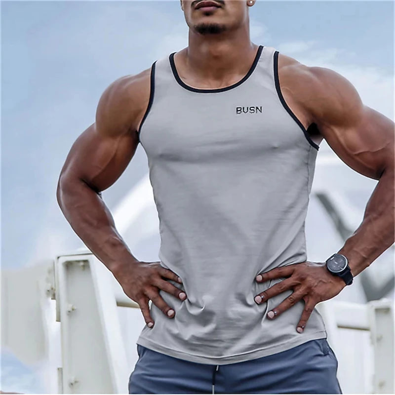 Summer Daily Trend Men’s Tank Top – Urban Sports Style