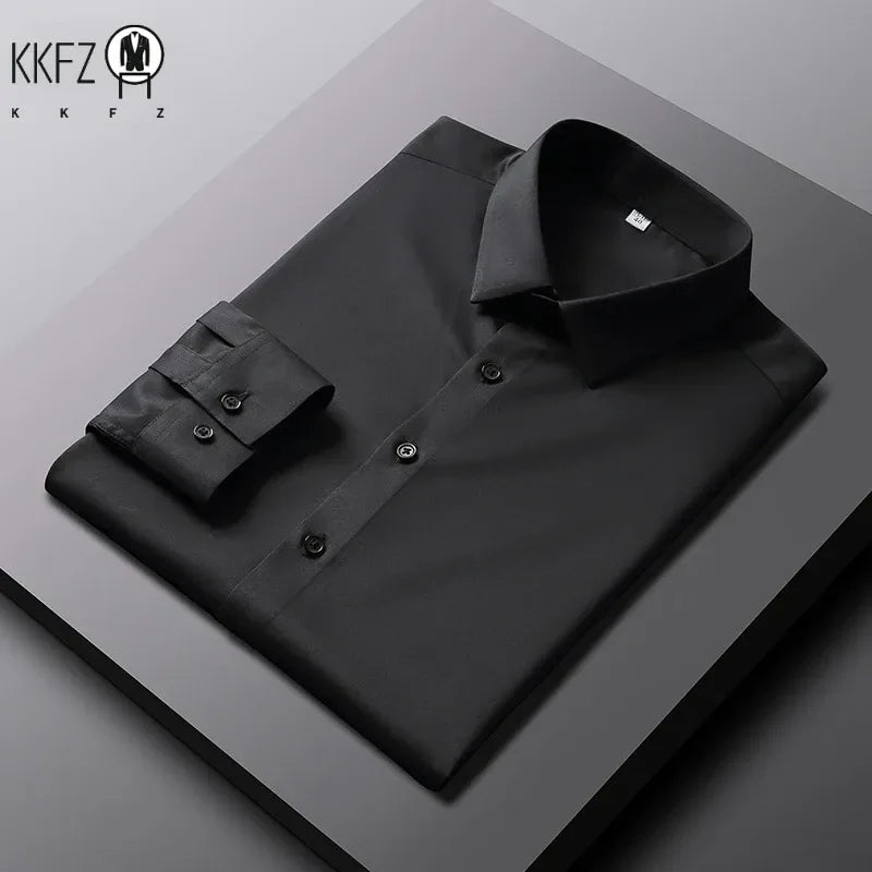 Men’s Casual Fashion Long Sleeve Shirt – Business Elegance Redefined