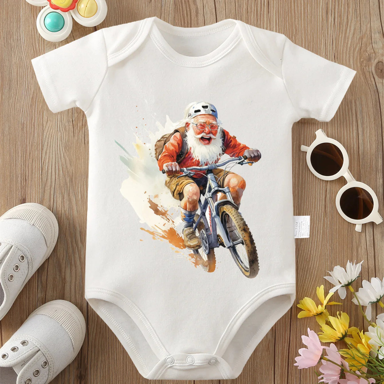 Grandpa Is An Old Naughty Boy” Baby Onesie – 100% Cotton Newborn Bodysuit