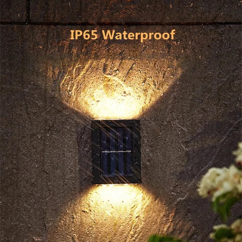 Luxury Solar LED Outdoor Wall Light