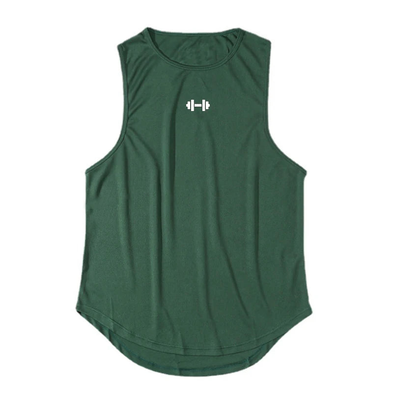 Summer Men’s Gym Tank Top – Fitness & Basketball Style