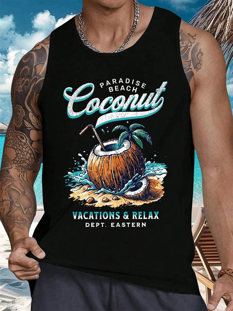 New Summer Casual Men’s Sleeveless T-Shirt