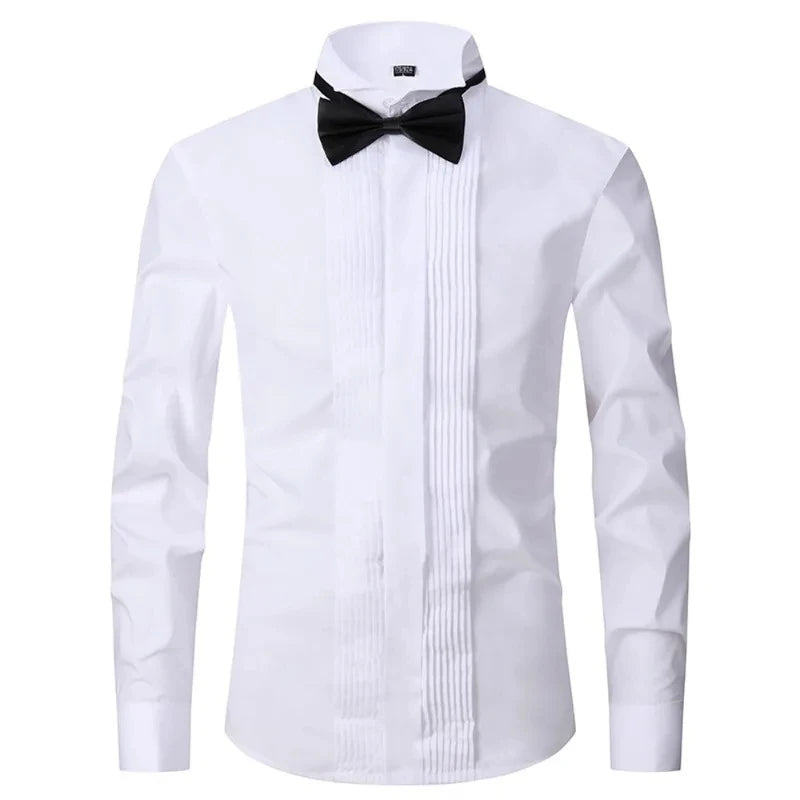 Men’s French Cuff Dress Shirt – Elegant Formal Style