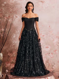 Shine with timeless glamour in this elegant formal evening gown