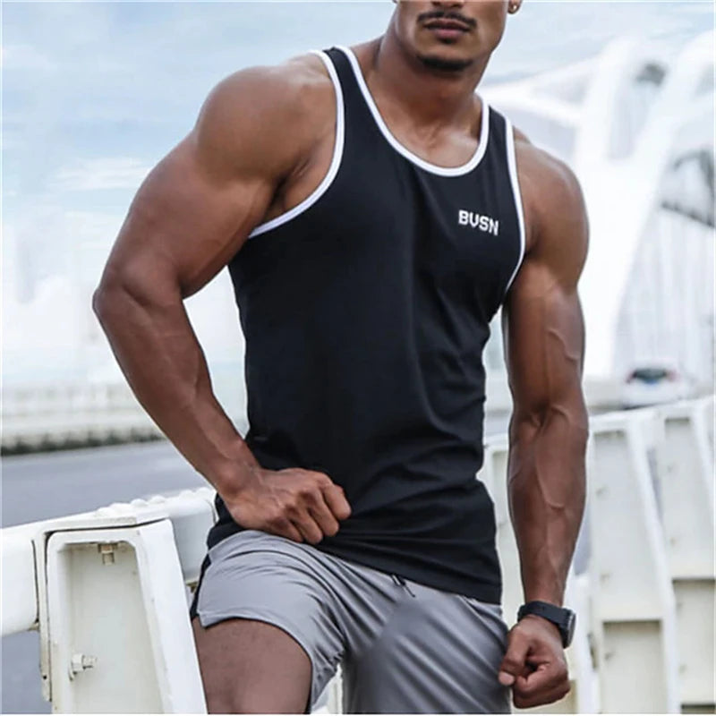 Summer Daily Trend Men’s Tank Top – Urban Sports Style